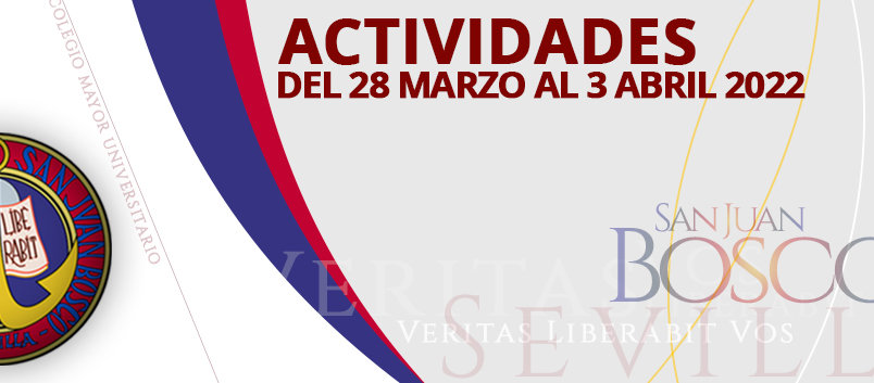 Actividades del 28 de marzo al 3 de abril 2022